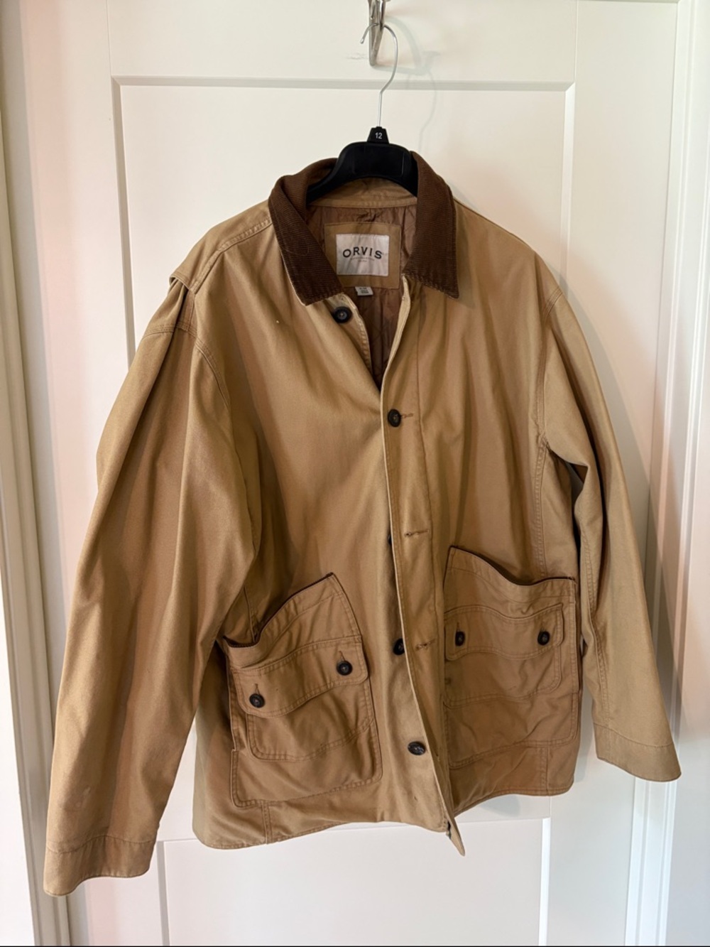 Orvis Brown-Collar Tan Field/ Barn Jacket
